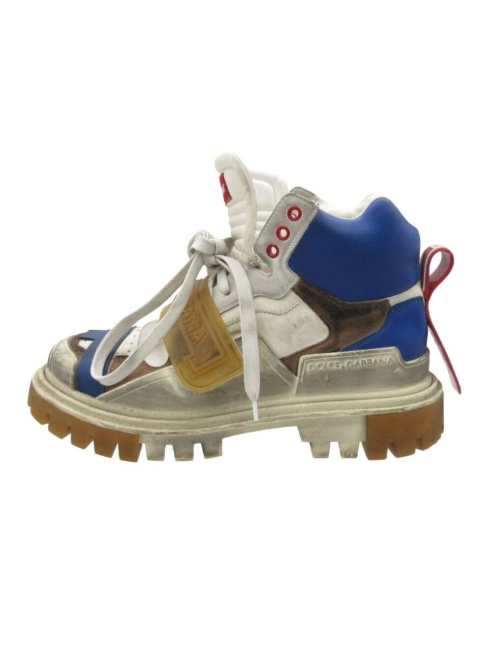 Dolce & Gabbana Sneakers Tracking Shoes Hiking Boots White 7